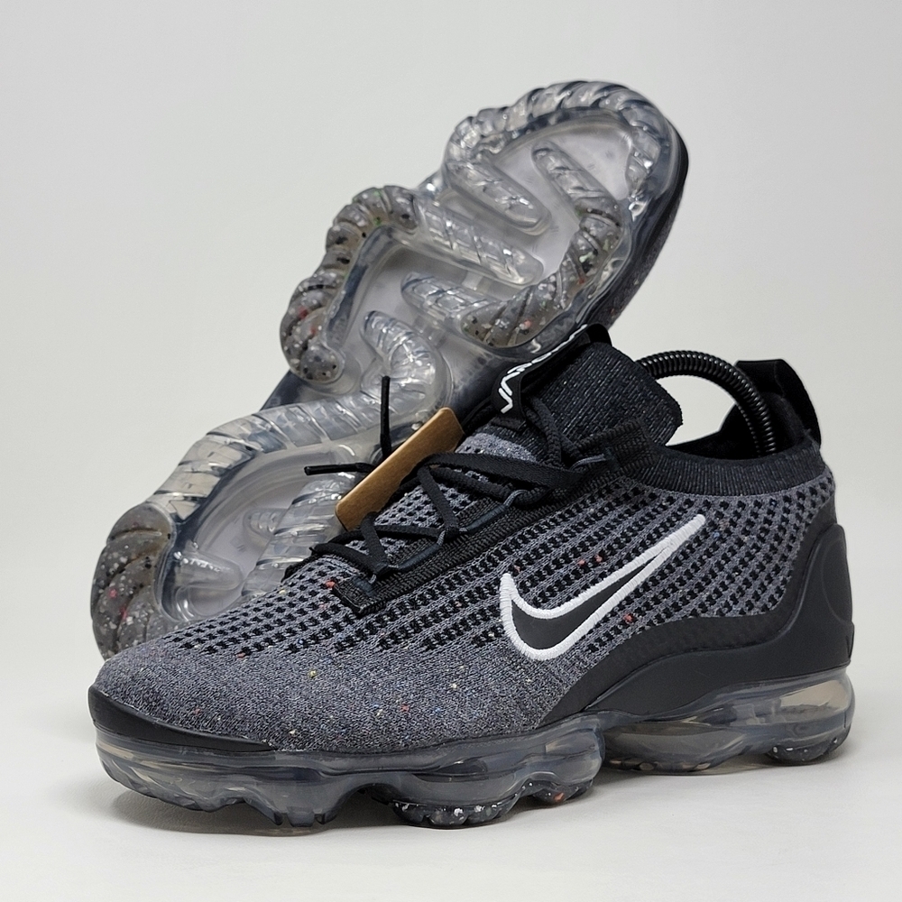 Nike Air Vapormax 2021 FK Flyknit Oreo Youth Size 5.5Y Womens 7 DB1550-006 New